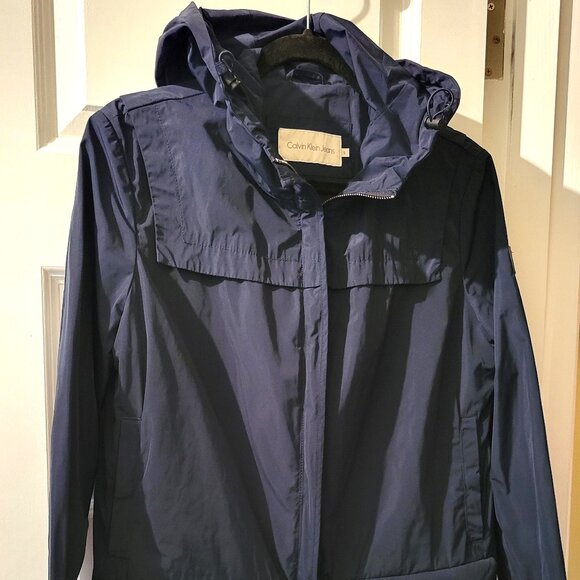 Calvin Klein Women's  zip up long jacket - Picture 1 of 9